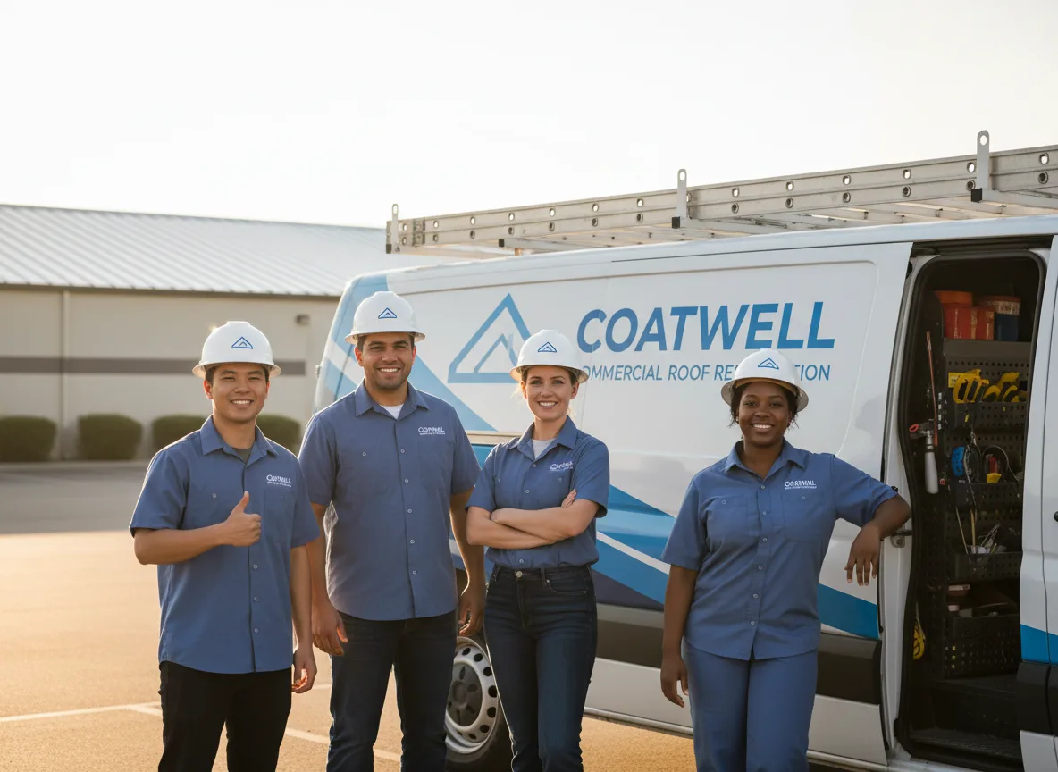 Commercial roof coating company in Meadow, UT